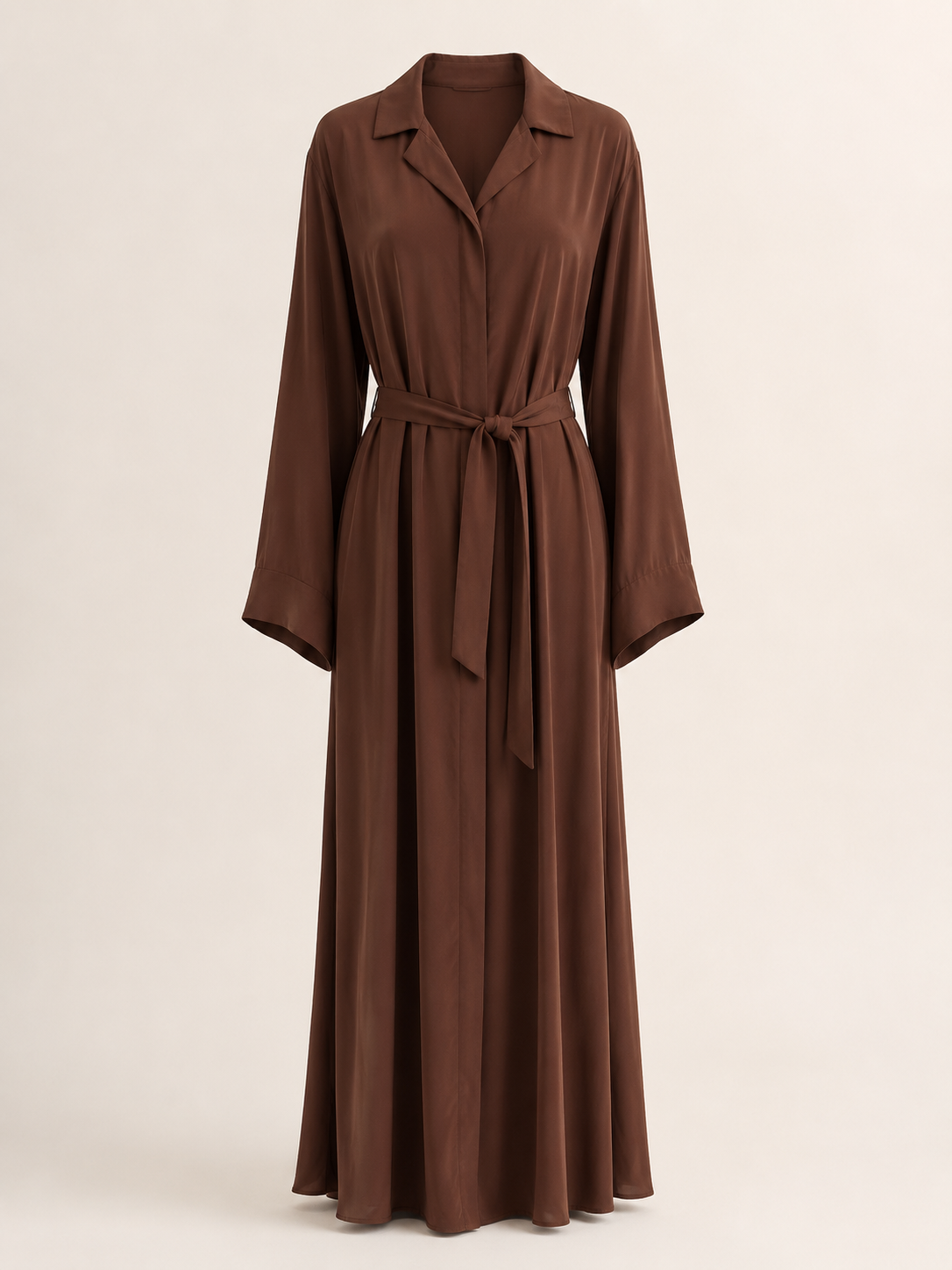 Collared Maxi Shirt Dress