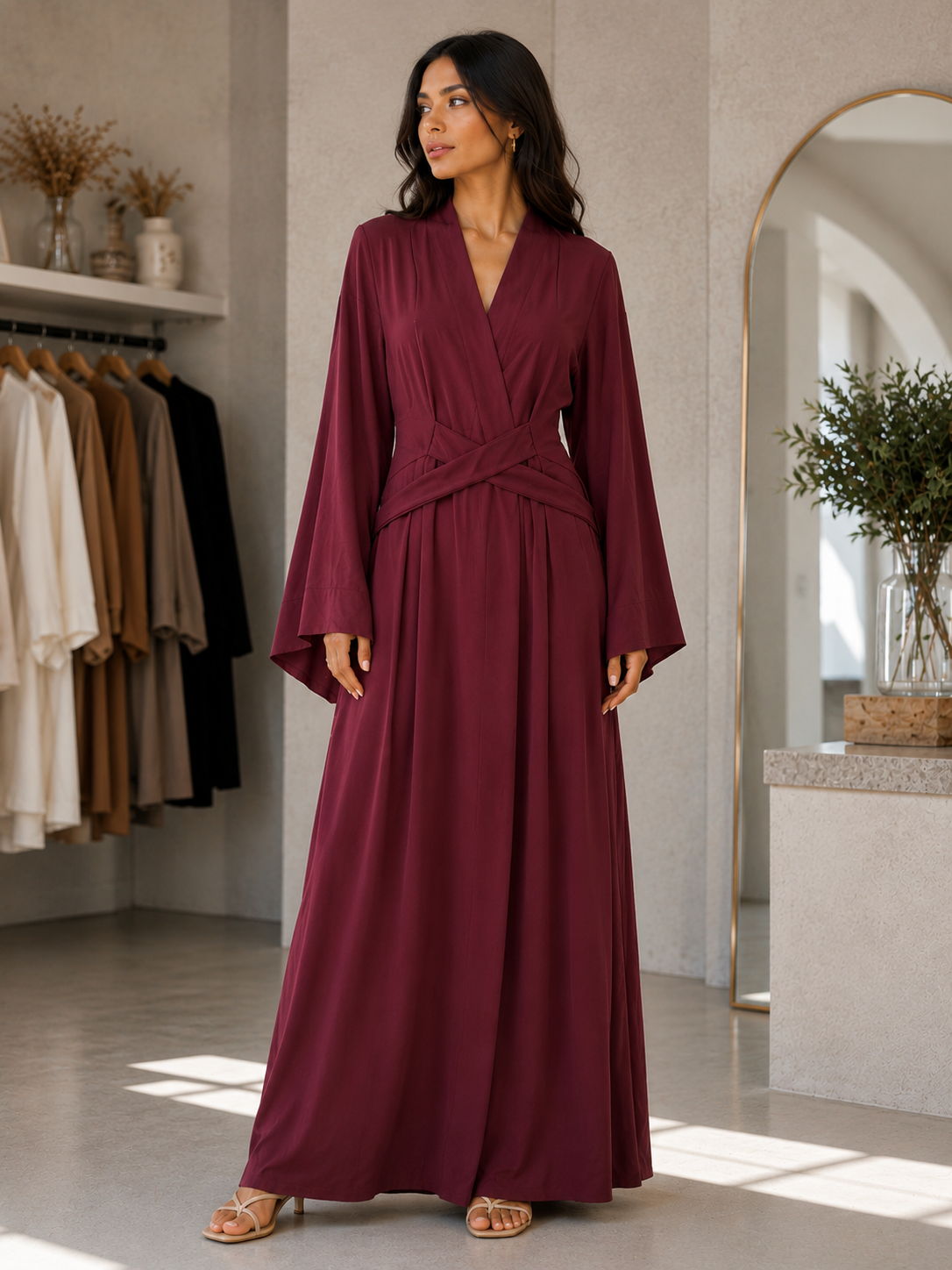 Grace Wrap Maxi Dress