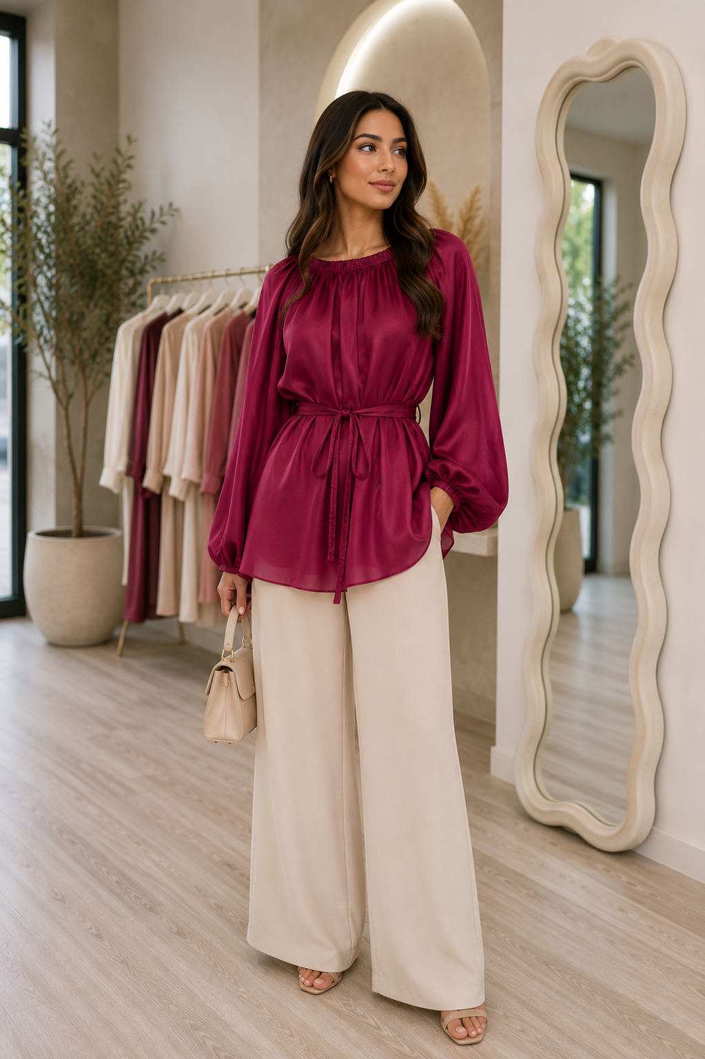 Tie-Waist Blouse
