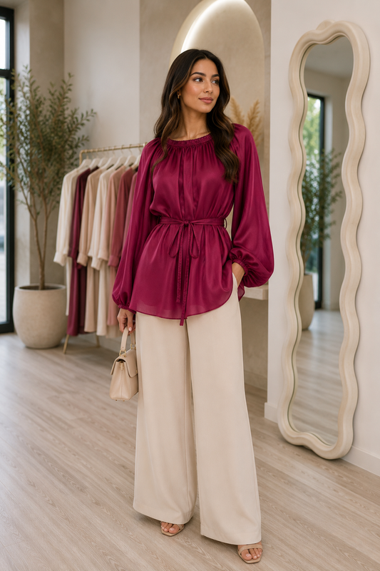 Tie-Waist Blouse