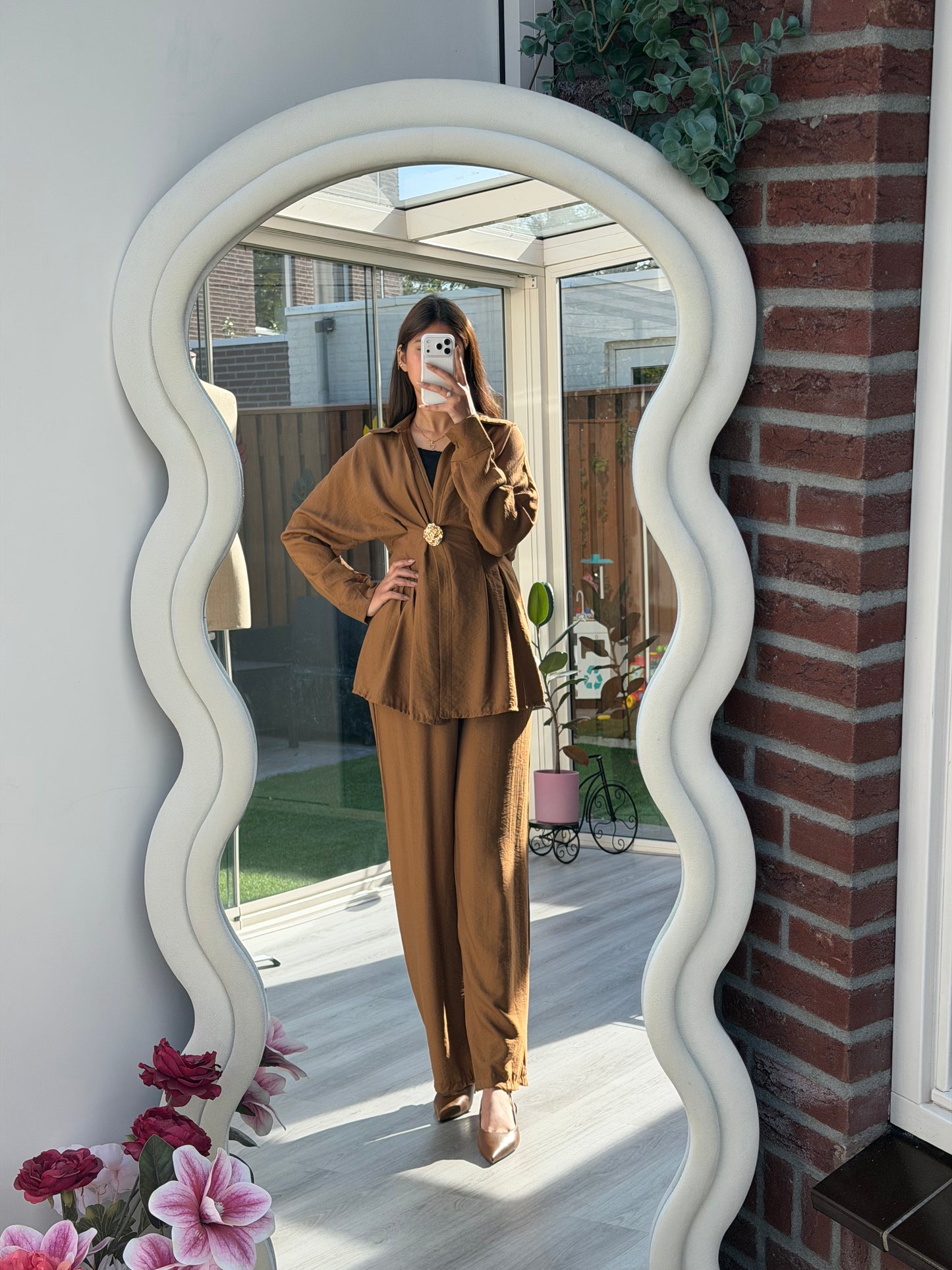 Rust-toned co-ord Set