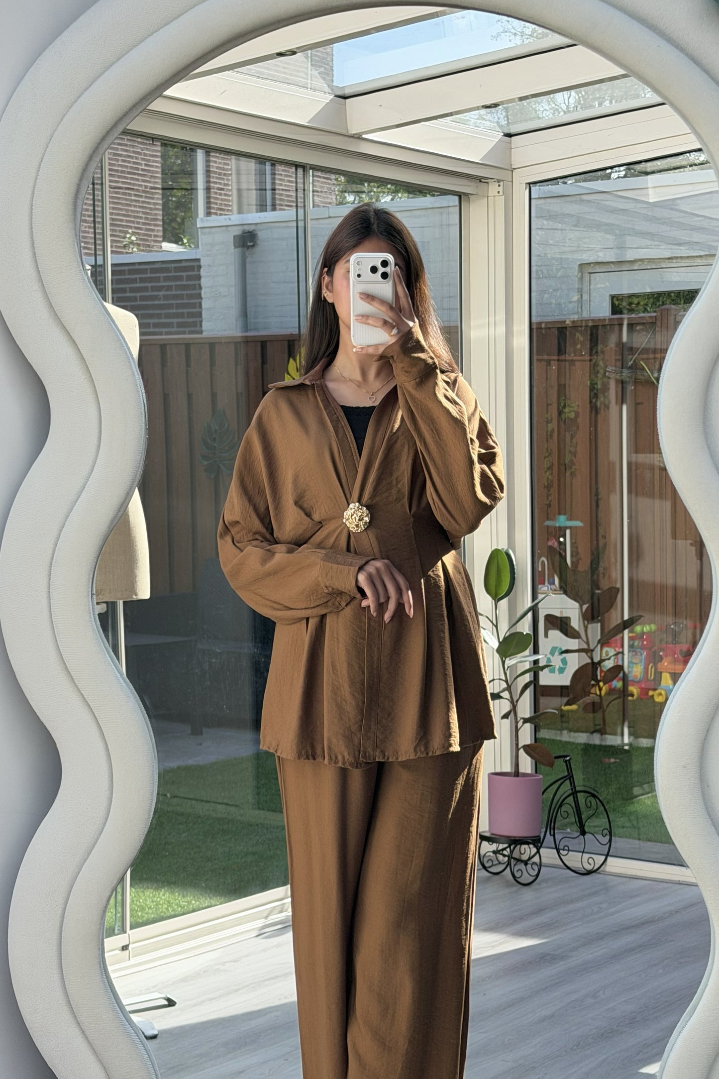 Rust-toned co-ord Set